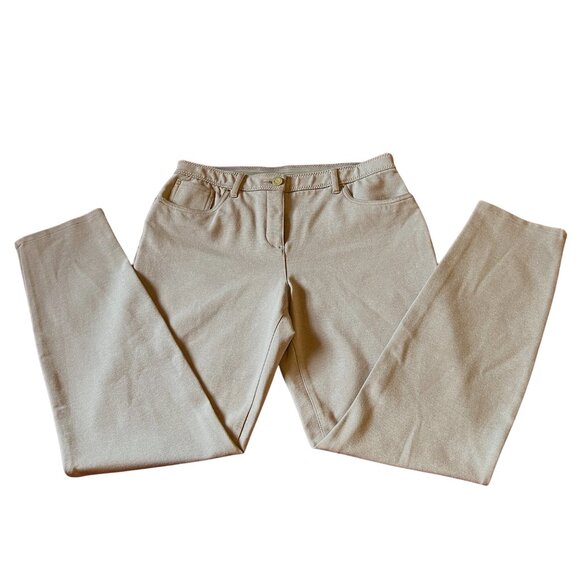 Chicos So Slimming Peyton Pants 1.5 Regular Countess Taupe 30 Inseam Stretch Wea - Picture 2 of 9